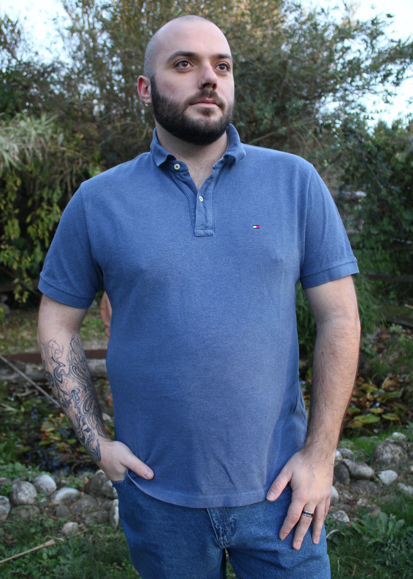 Polo Bleu Tommy Hilfiger