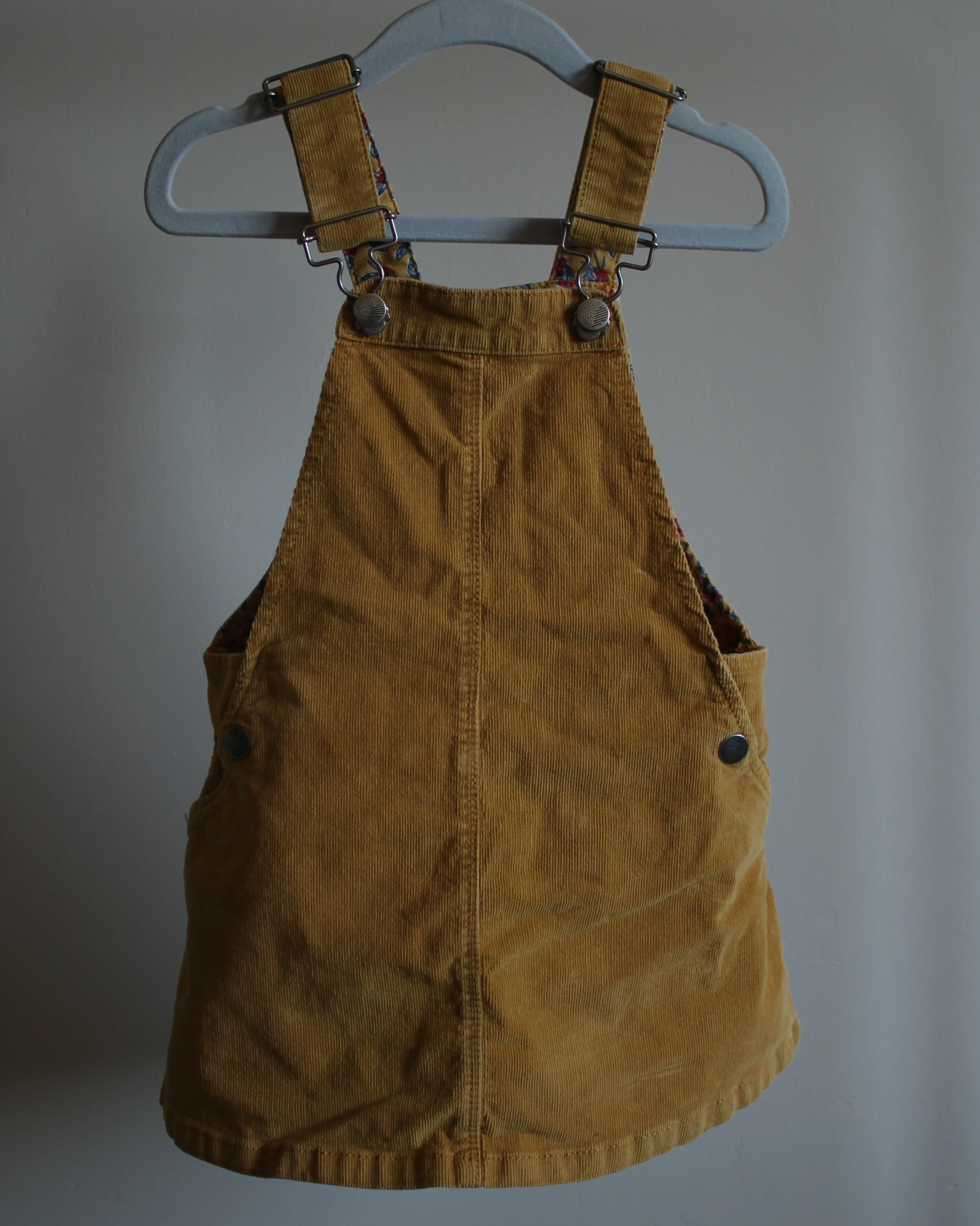 Robe salopette jaune