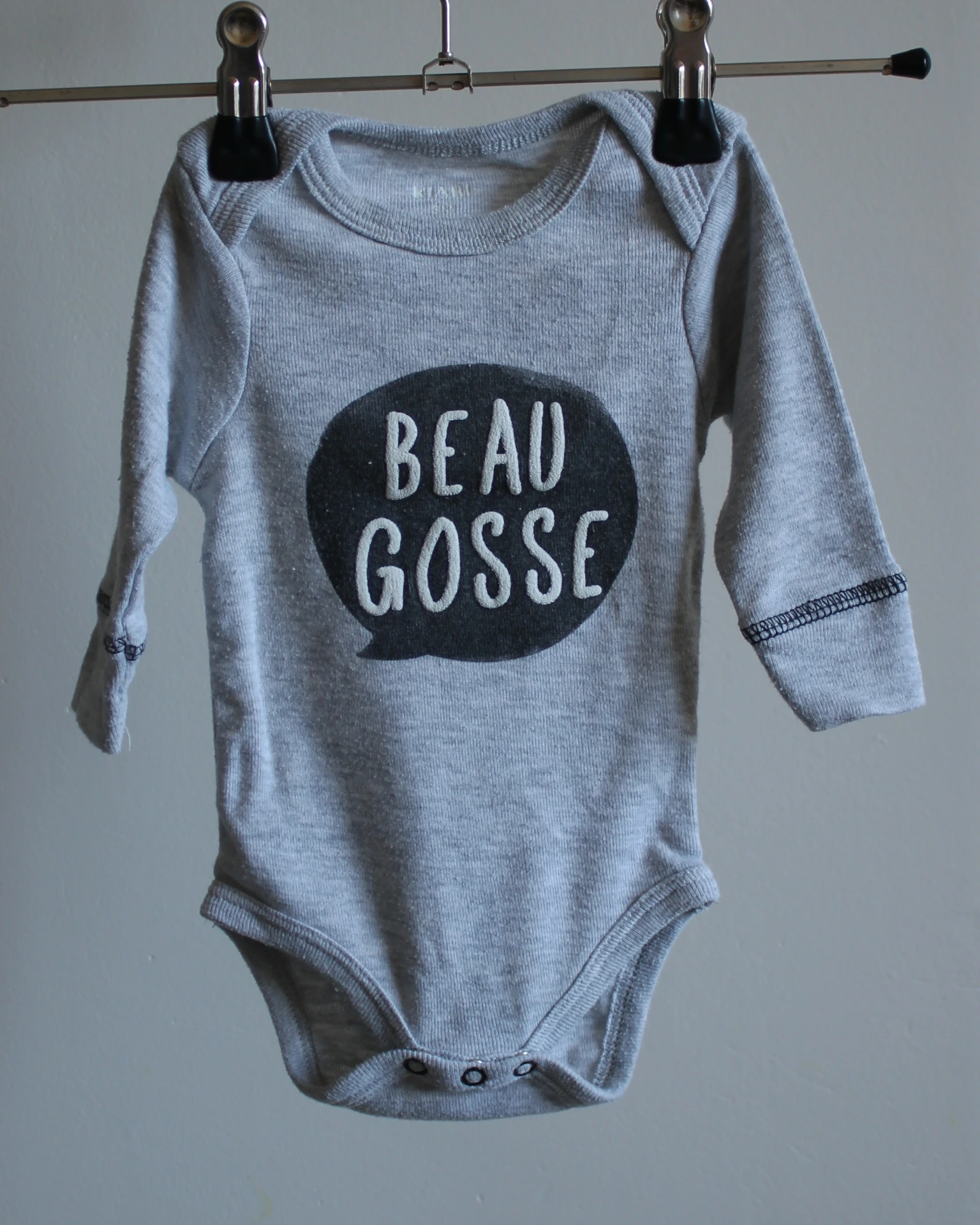 [032] Body gris "Beau Gosse"