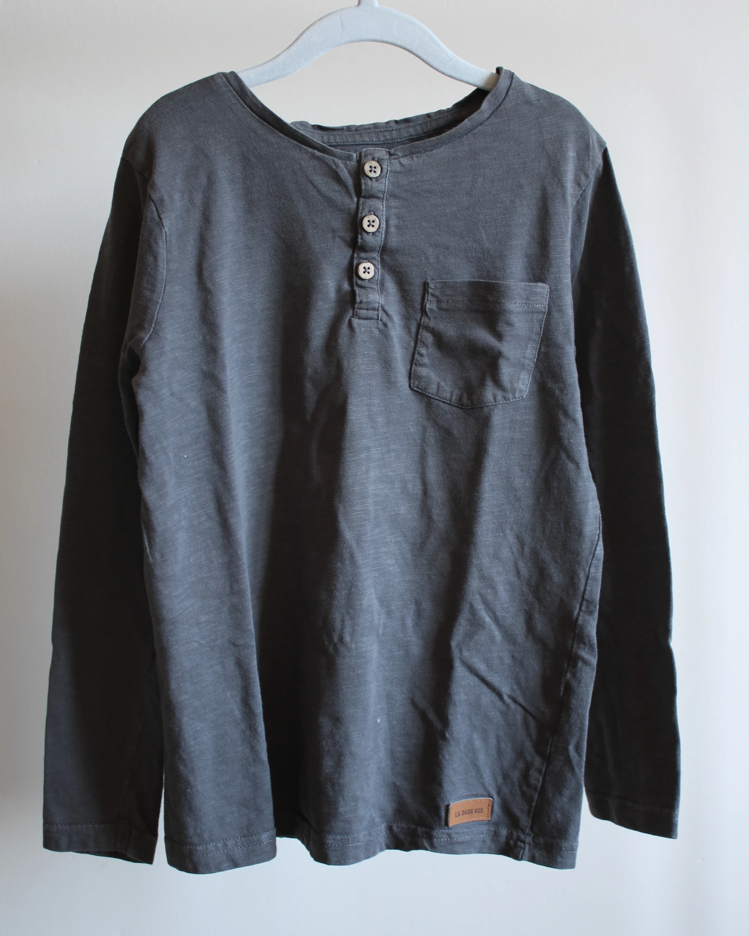 T-shirt manches longues gris