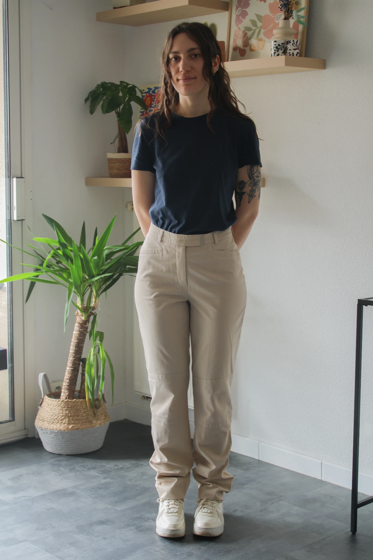 [035] Pantalon beige