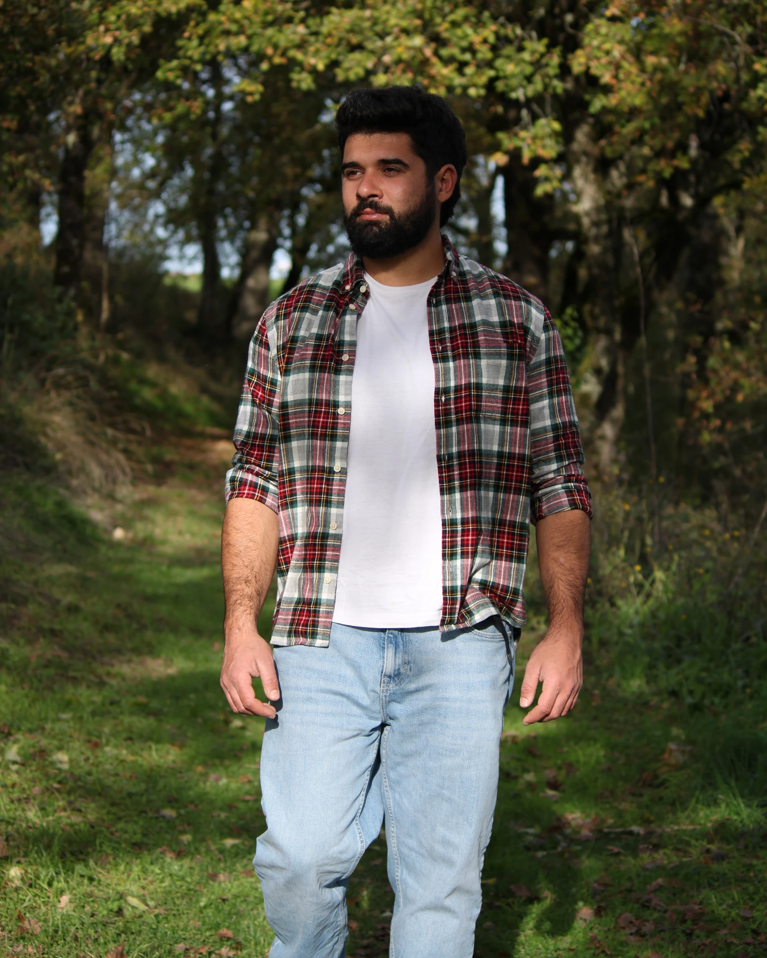 [CH003] Flannel Vert et Rouge