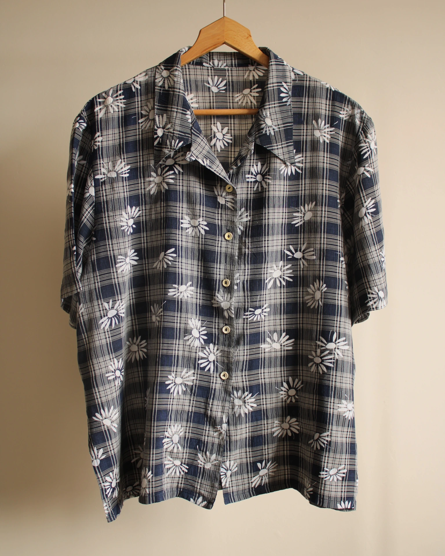 Chemise Bleu à Fleur