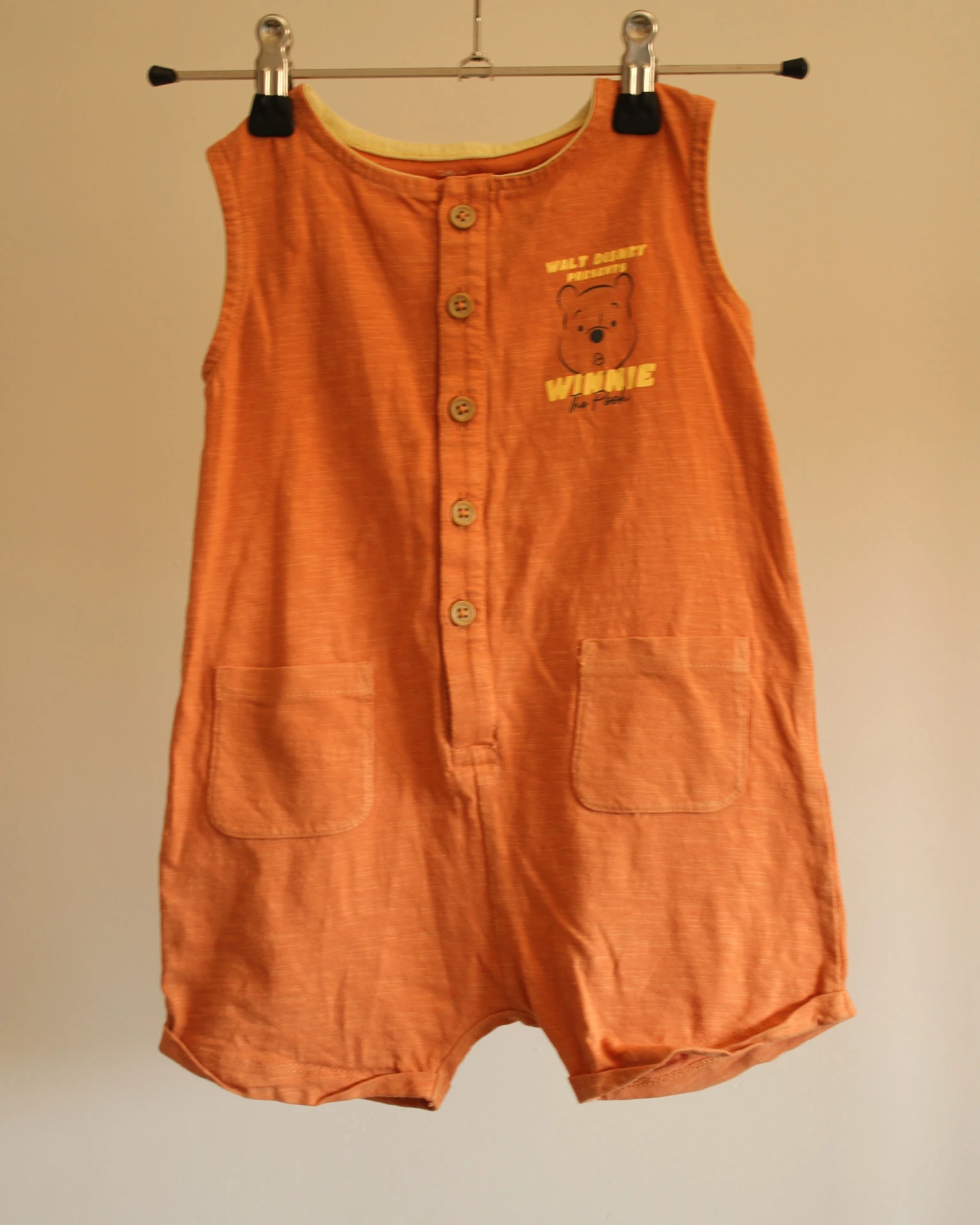 Combishort Orange Winnie l'Ourson
