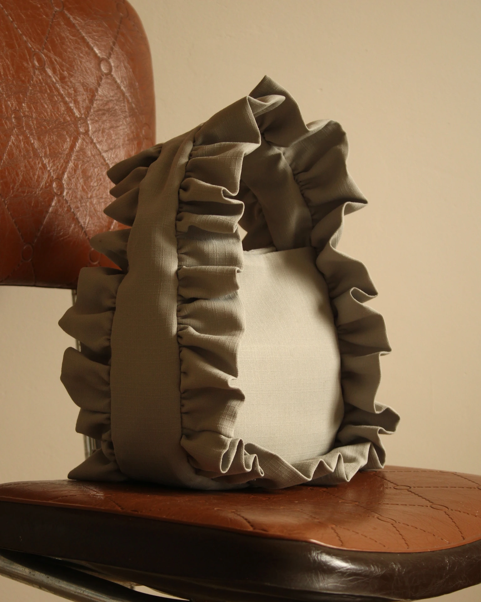 Mini Sac à Main Froufrou Gris Sauge