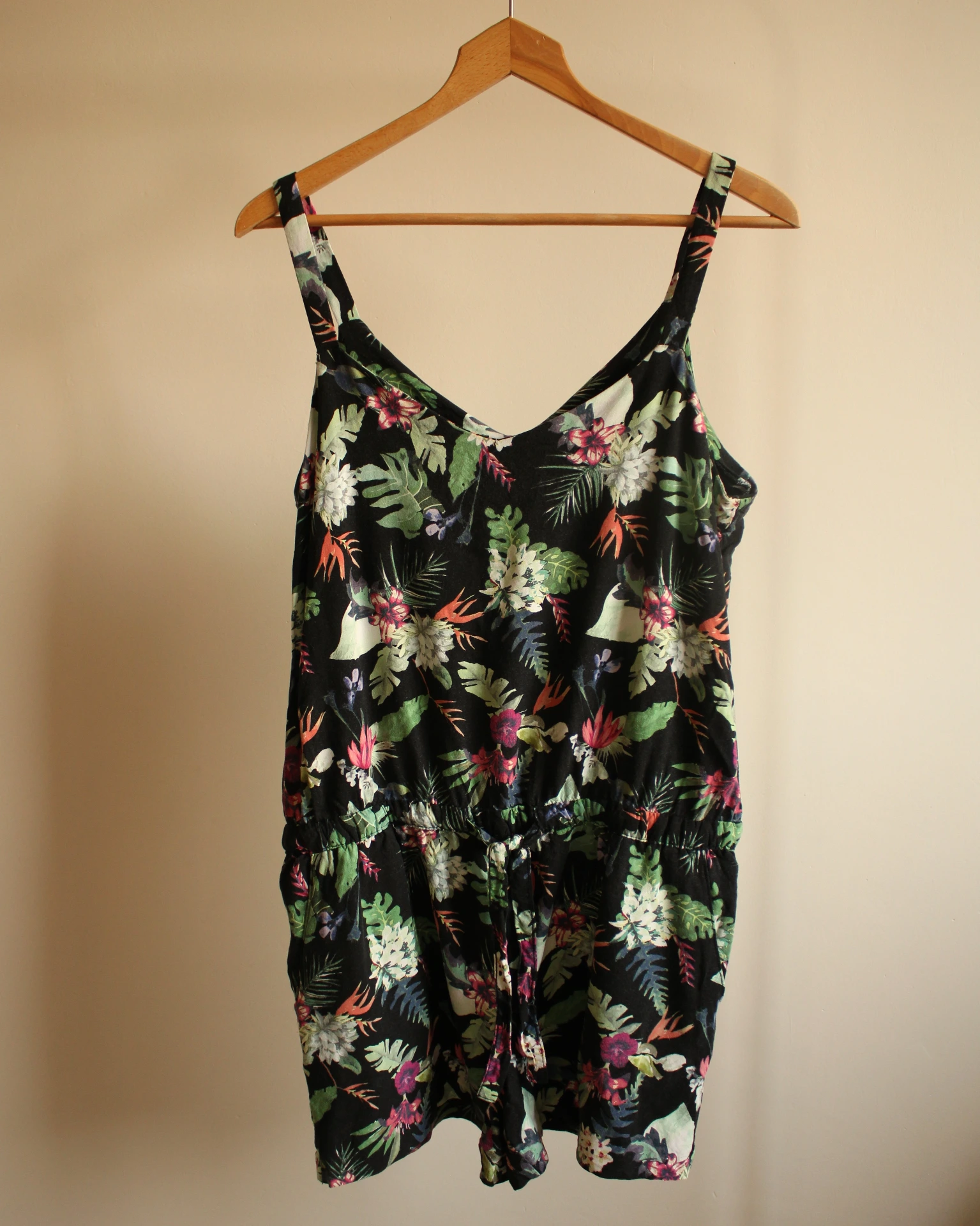 Combishort Noire Tropical