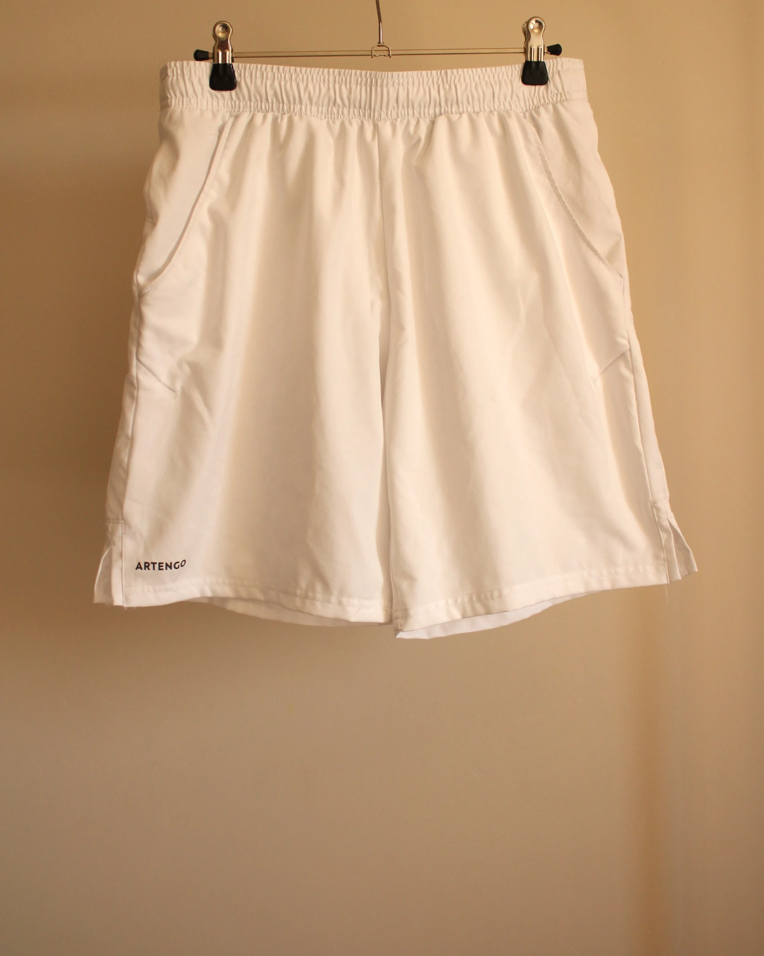 Short de sport Blanc