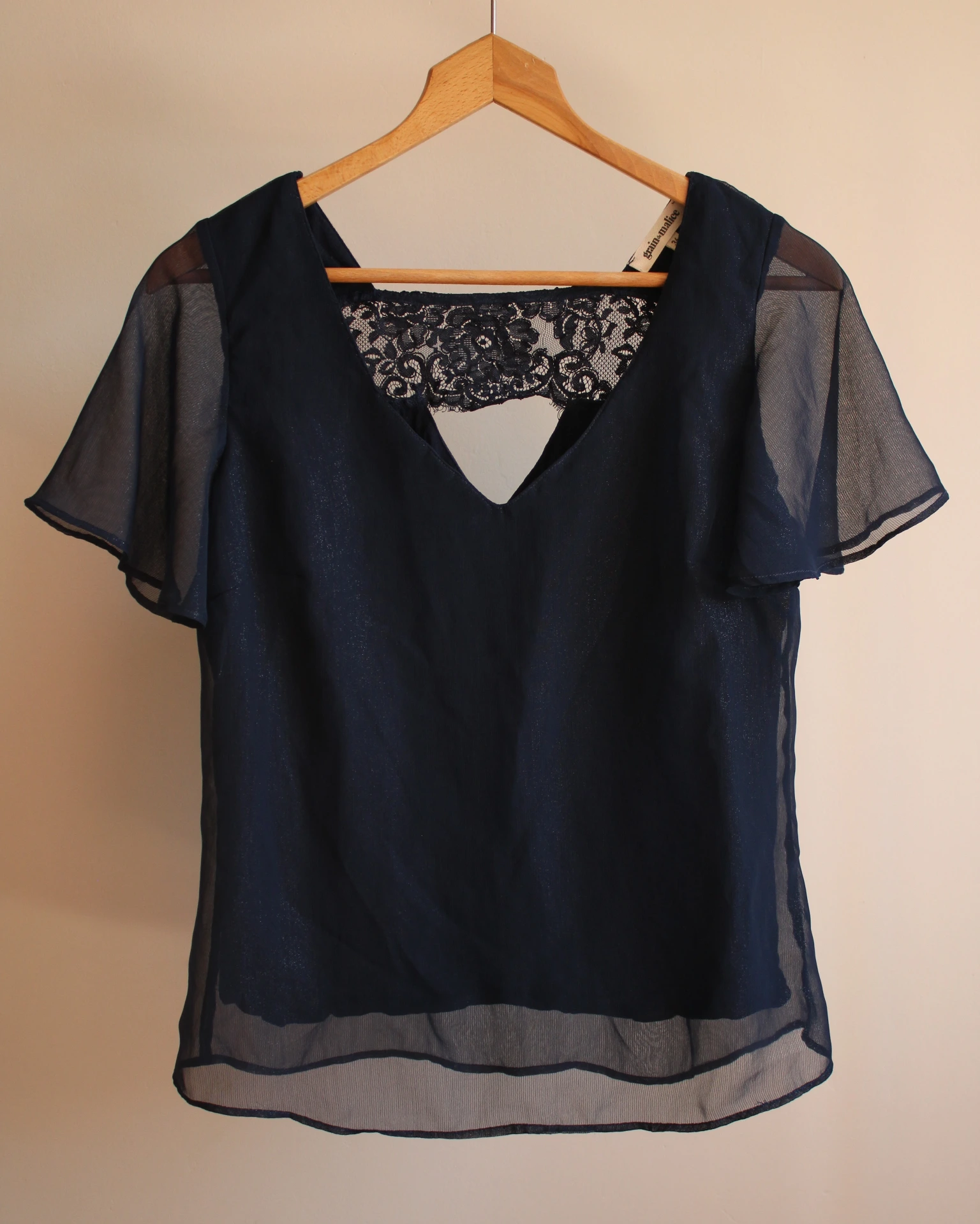 [175] Blouse Marine Pailleté