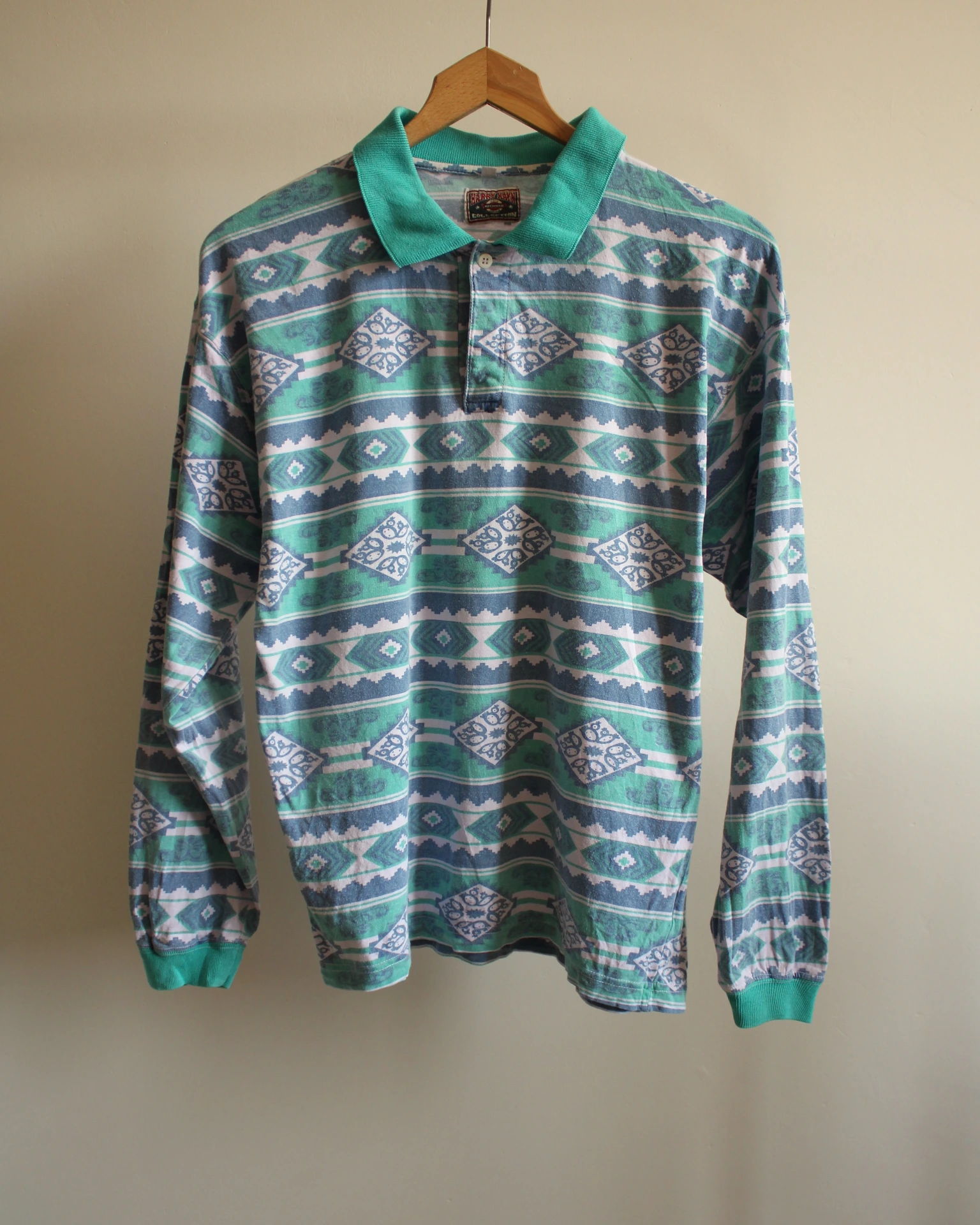 Polo manche longue Vintage