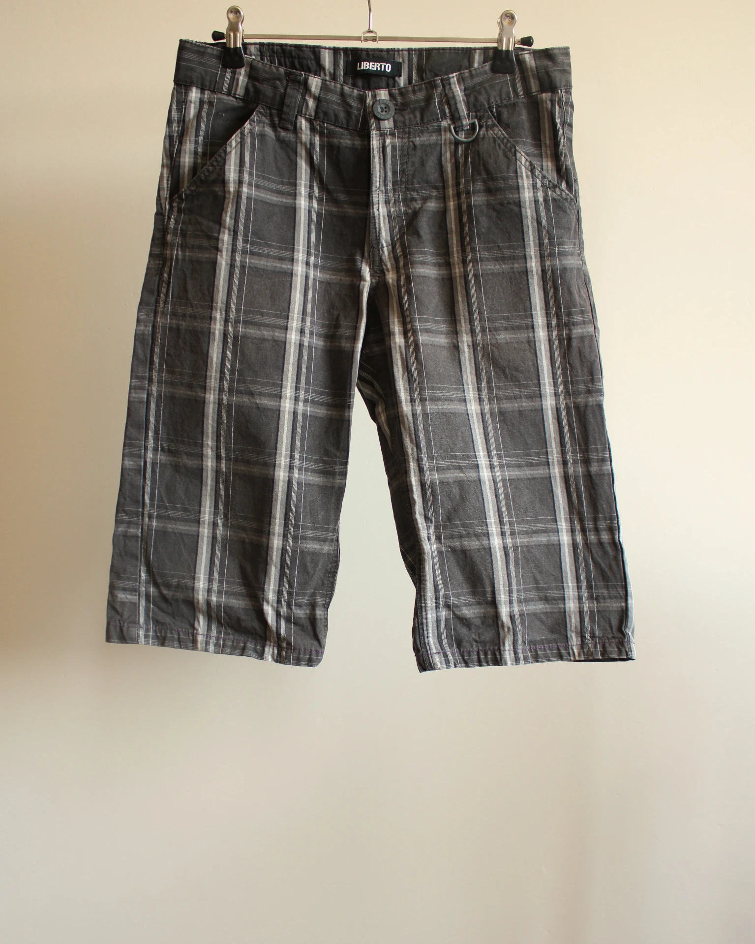 Short Gris à Carreaux