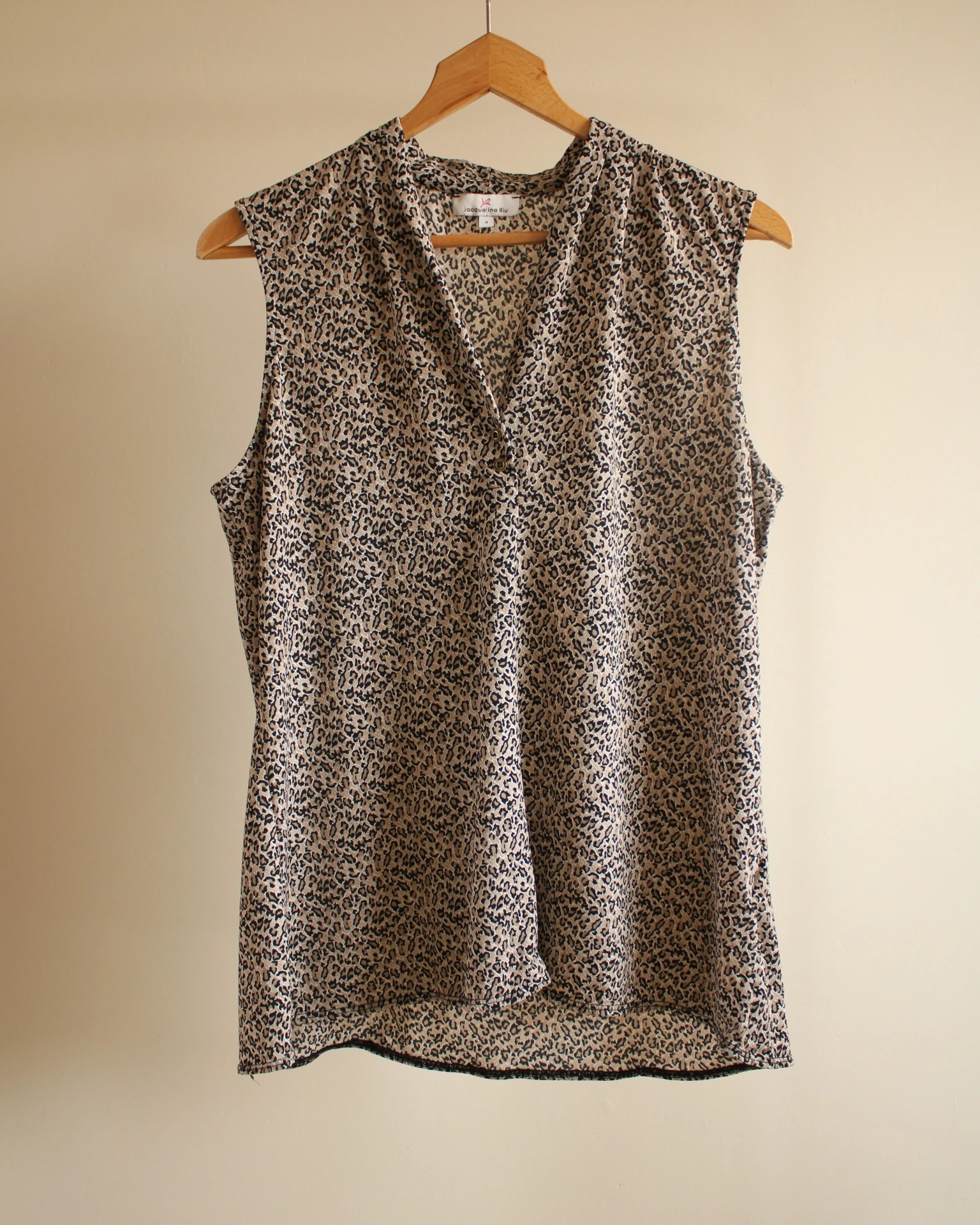 Blouse sans manche Léopard
