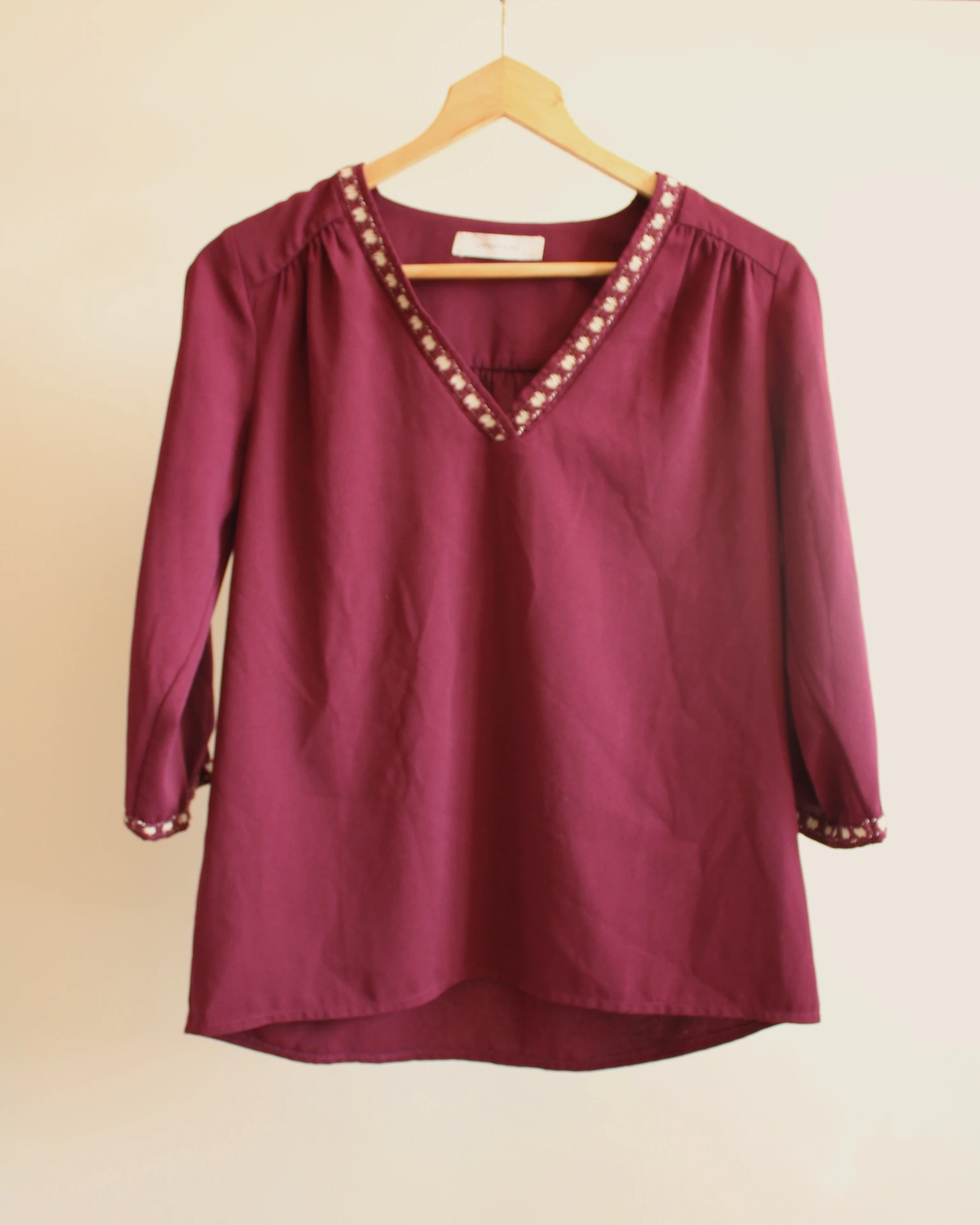 [205] Blouse Bordeaux
