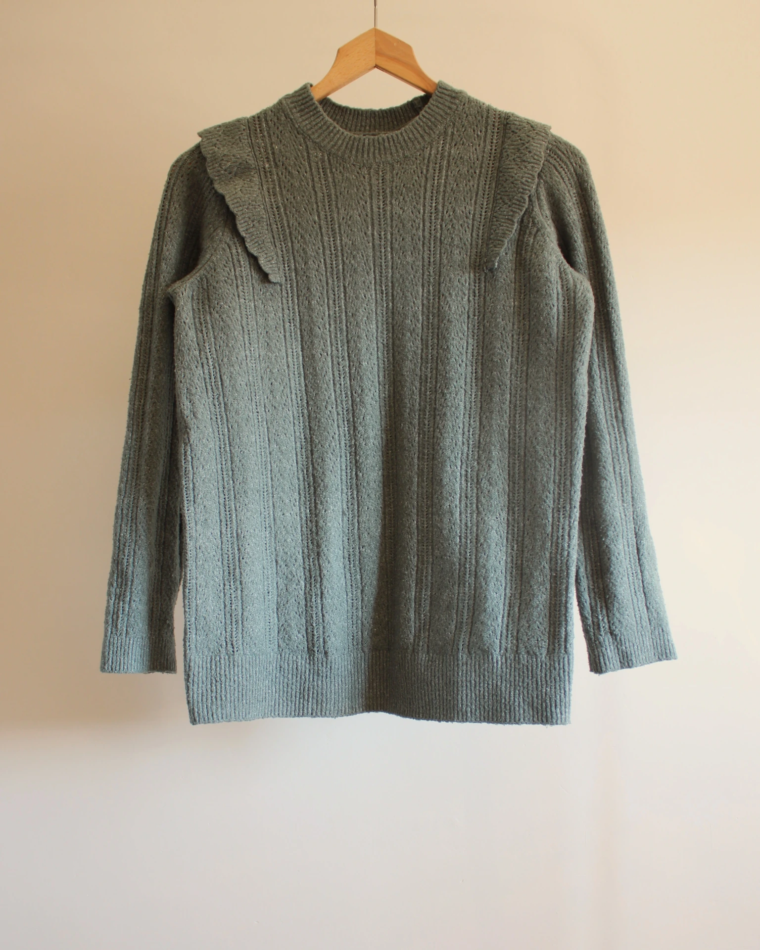 Pull en maille Vert