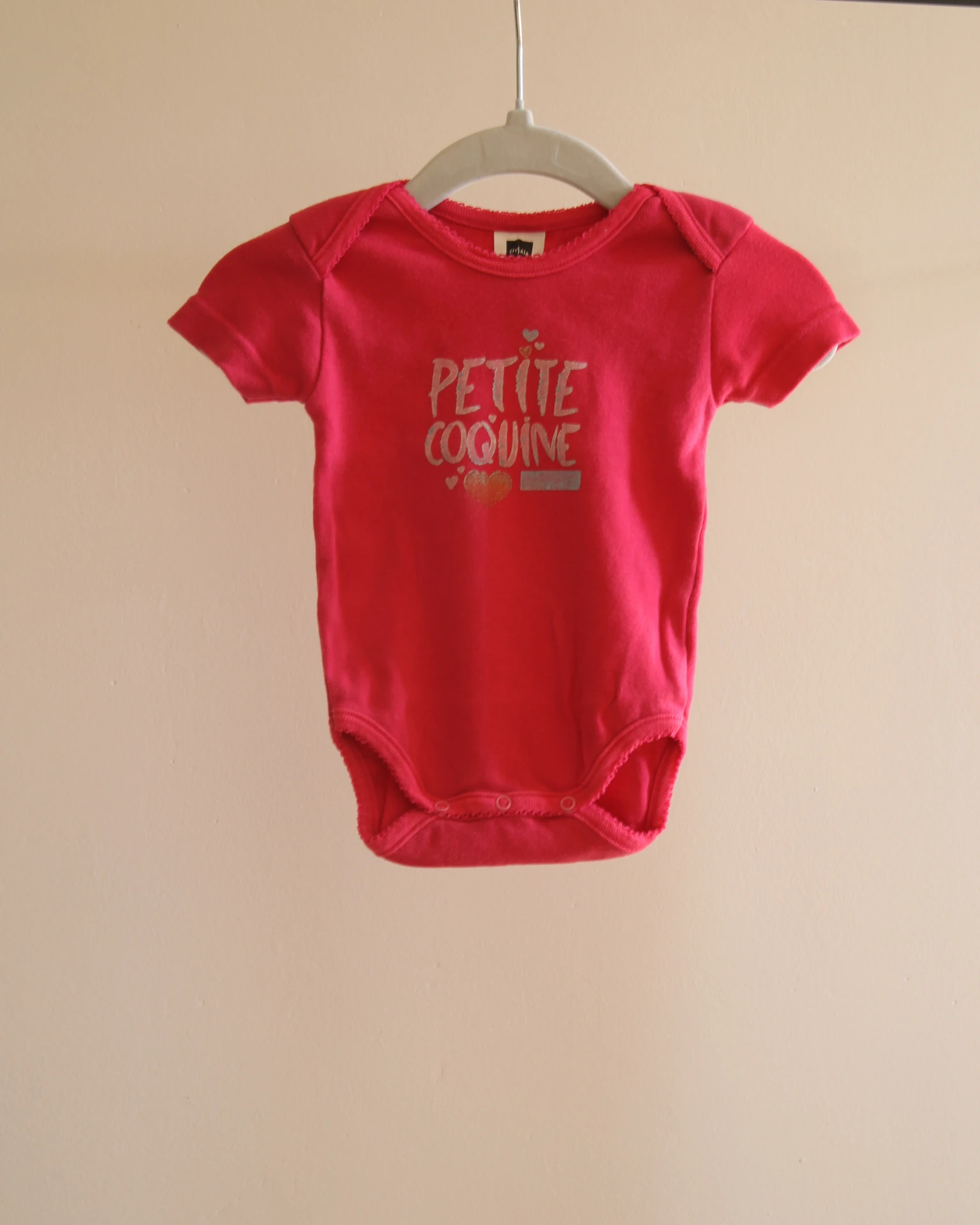 Body fuchsia manches courtes
