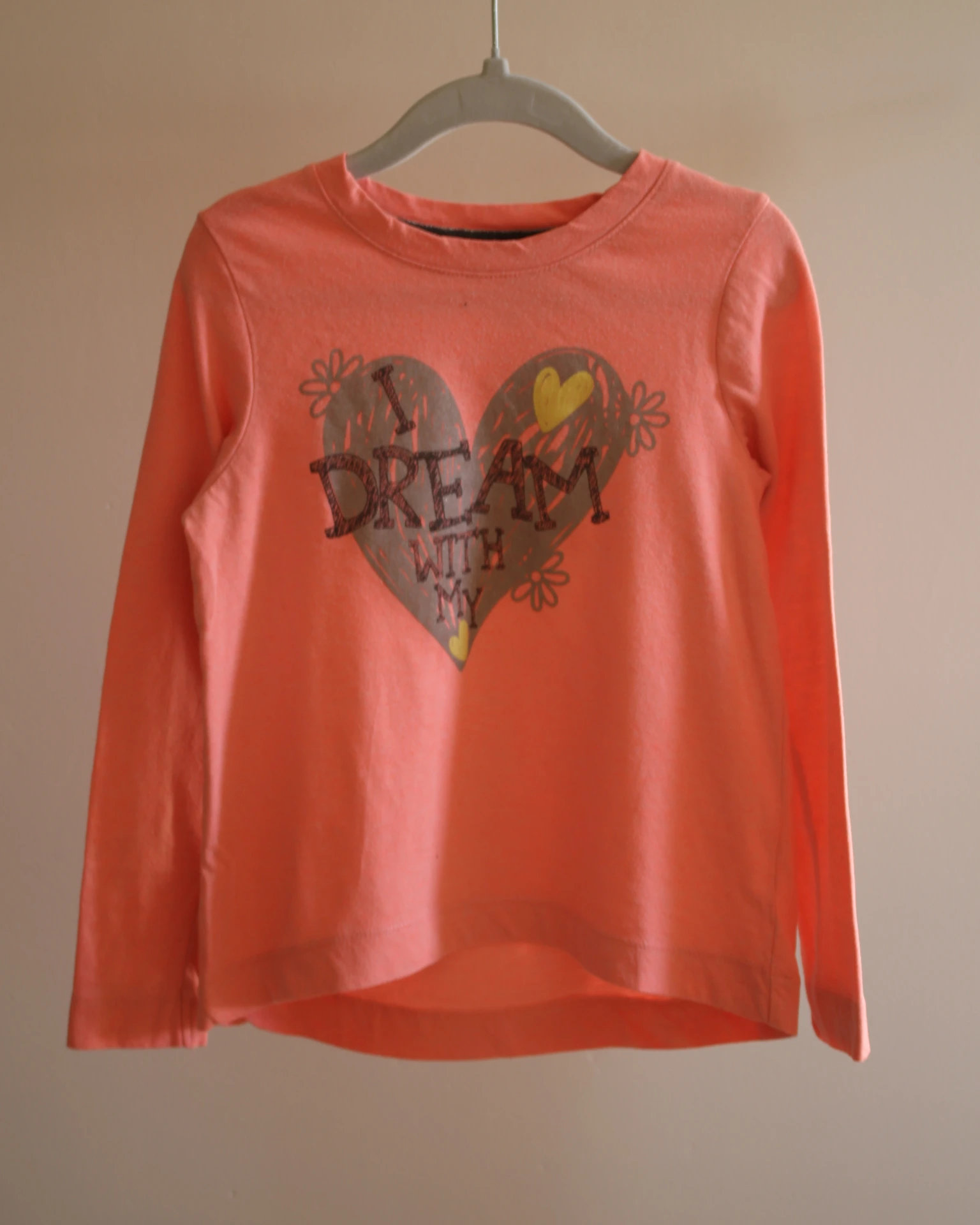 T-shirt rose manches longues