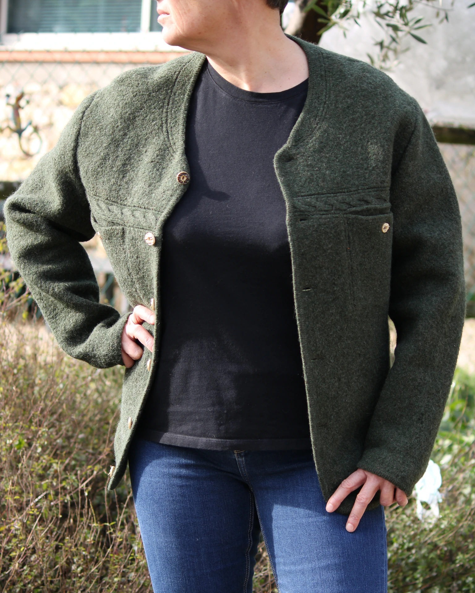 [MTU001] Veste verte en laine