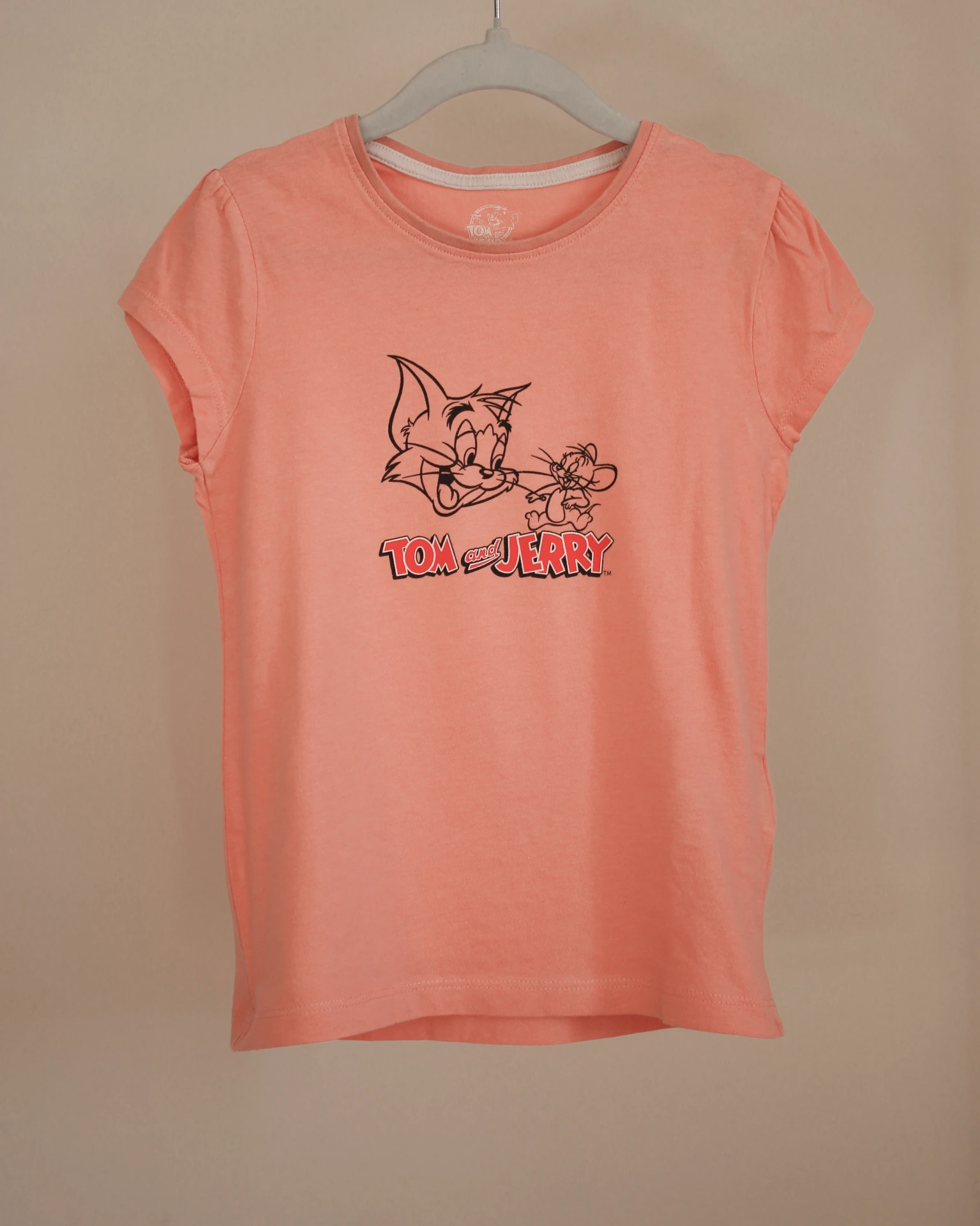 [FTS014] T-shirt rose Tom & Jerry